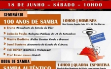 SEMIN&Aacute;RIO : " 100 ANOS DE SAMBA"